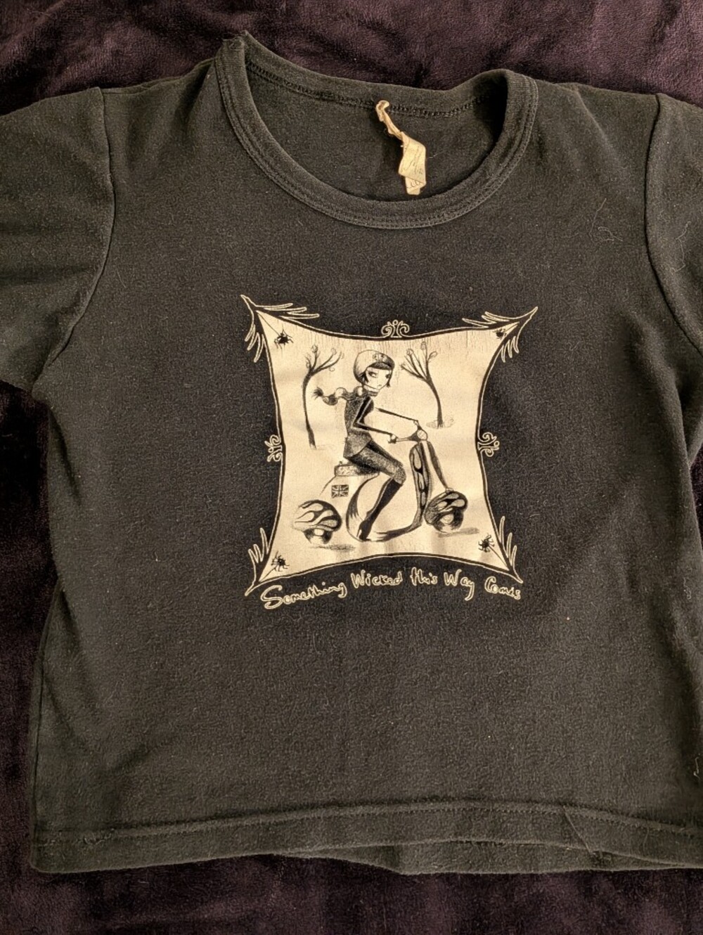 Archaic Smile "Something Wicked This Way Comes" Women's Babydoll Tee